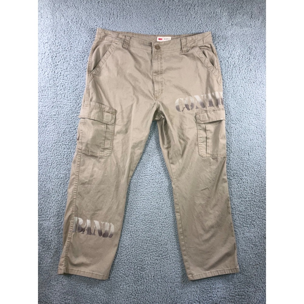 Wrangler Cargo Pants Men 40x28 Relaxed Utility Workwear Grunge Gorpcore Street